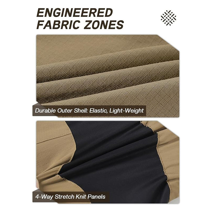 Fahrradhose mit elastischen Materialeinsätzen